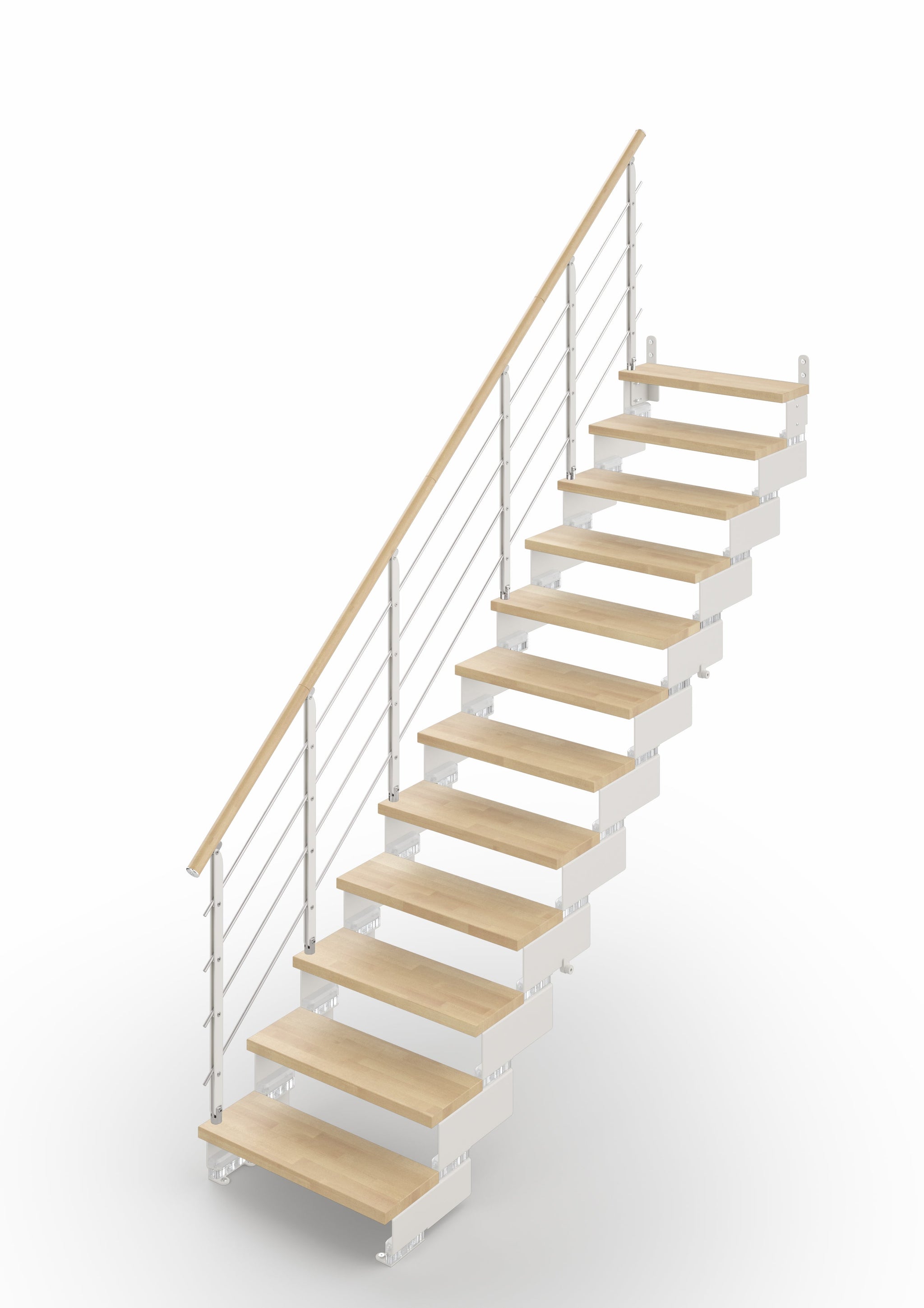 Escaleras de tramo Composity 94cm - Natural 12