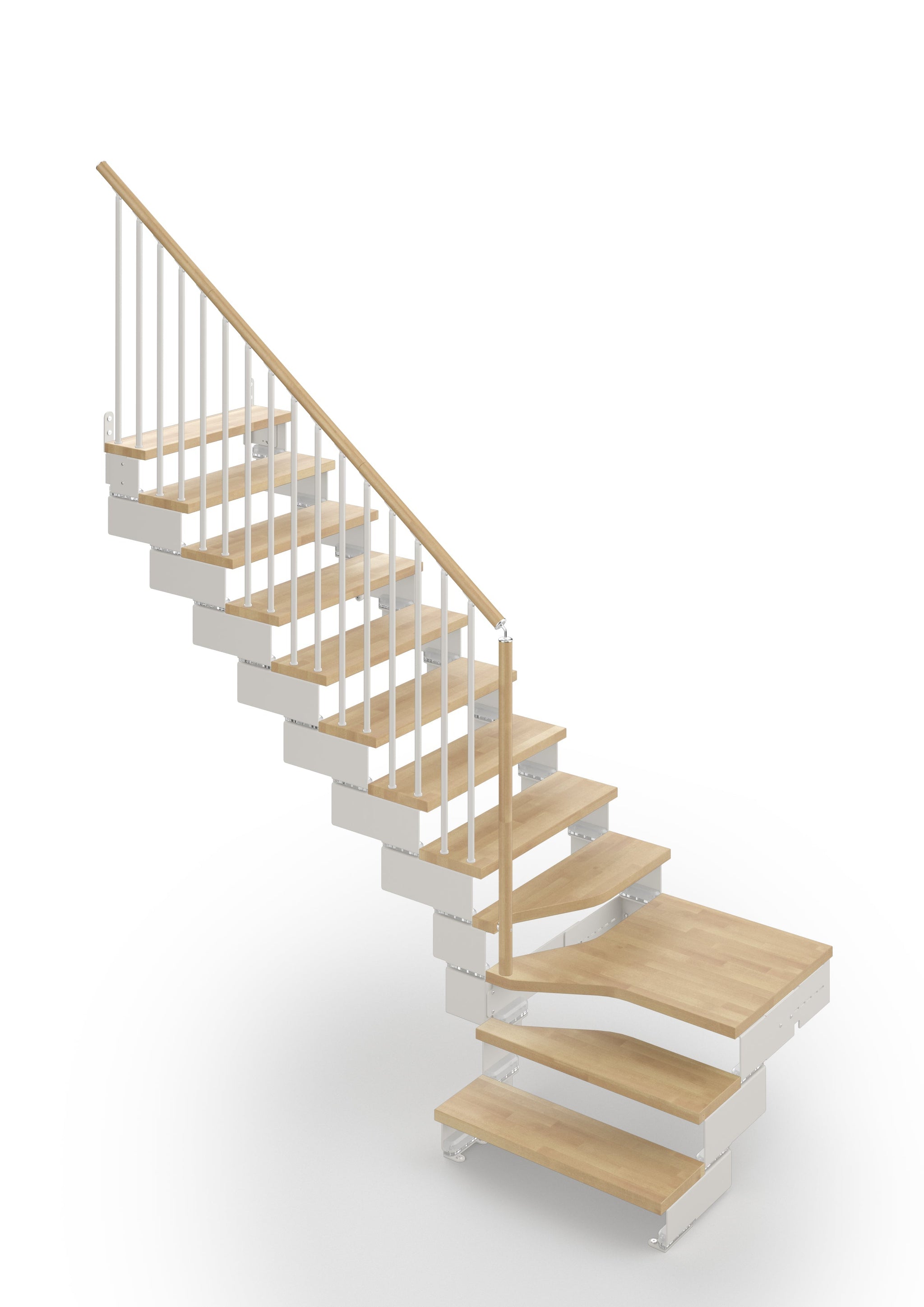 Escaleras de tramos Composity 74 cm - Natural 12