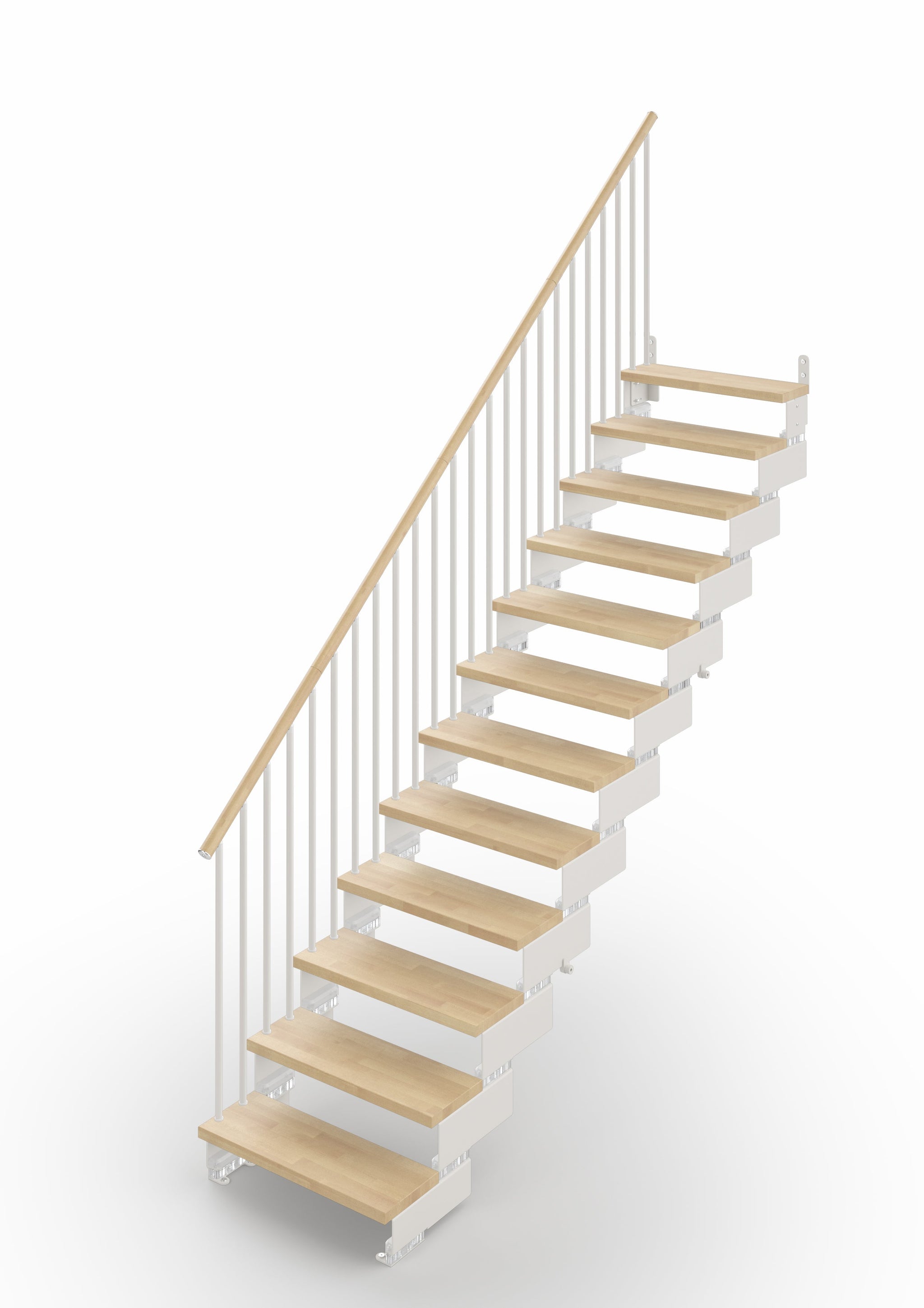 Escaleras de tramos Composity 74 cm - Natural 12