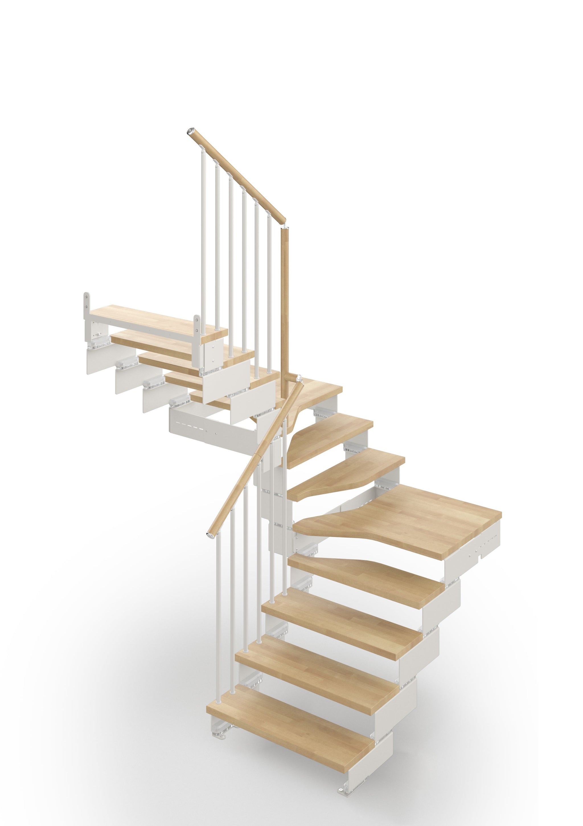 Escaleras de tramos Composity 74 cm - Natural 12