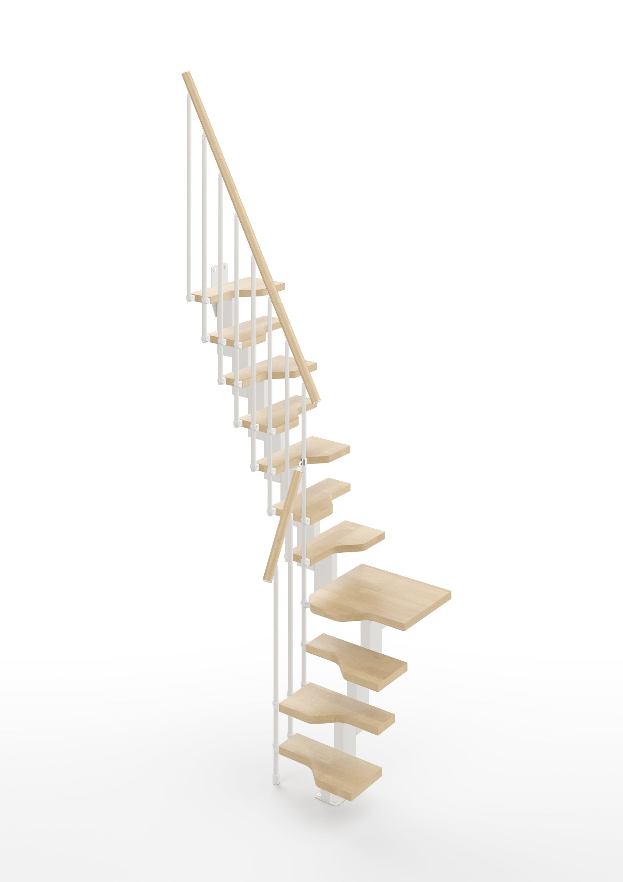 Escalera de tramo Mini Brick - Natural 12