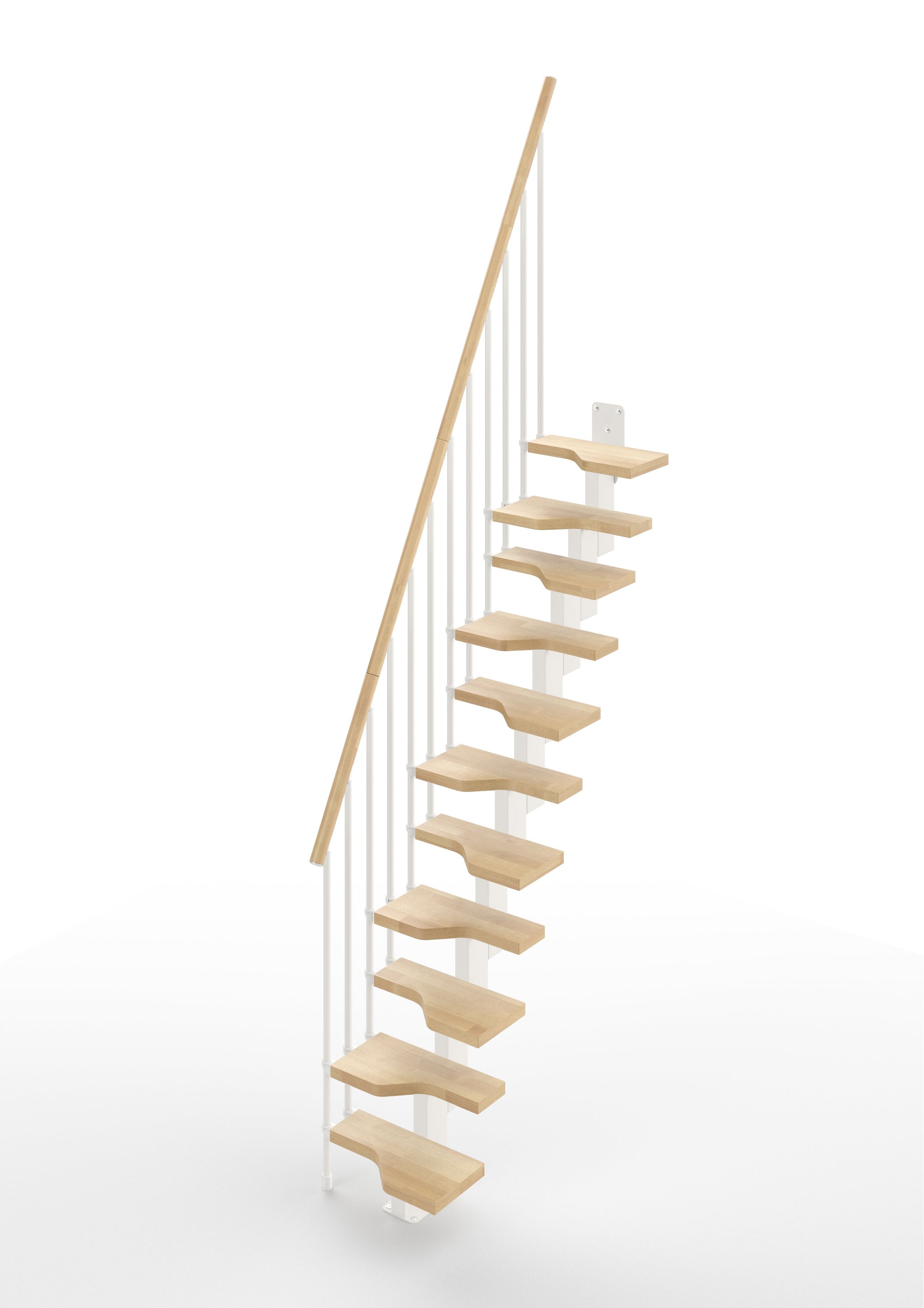 Escalera de tramo Mini Brick - Natural 12